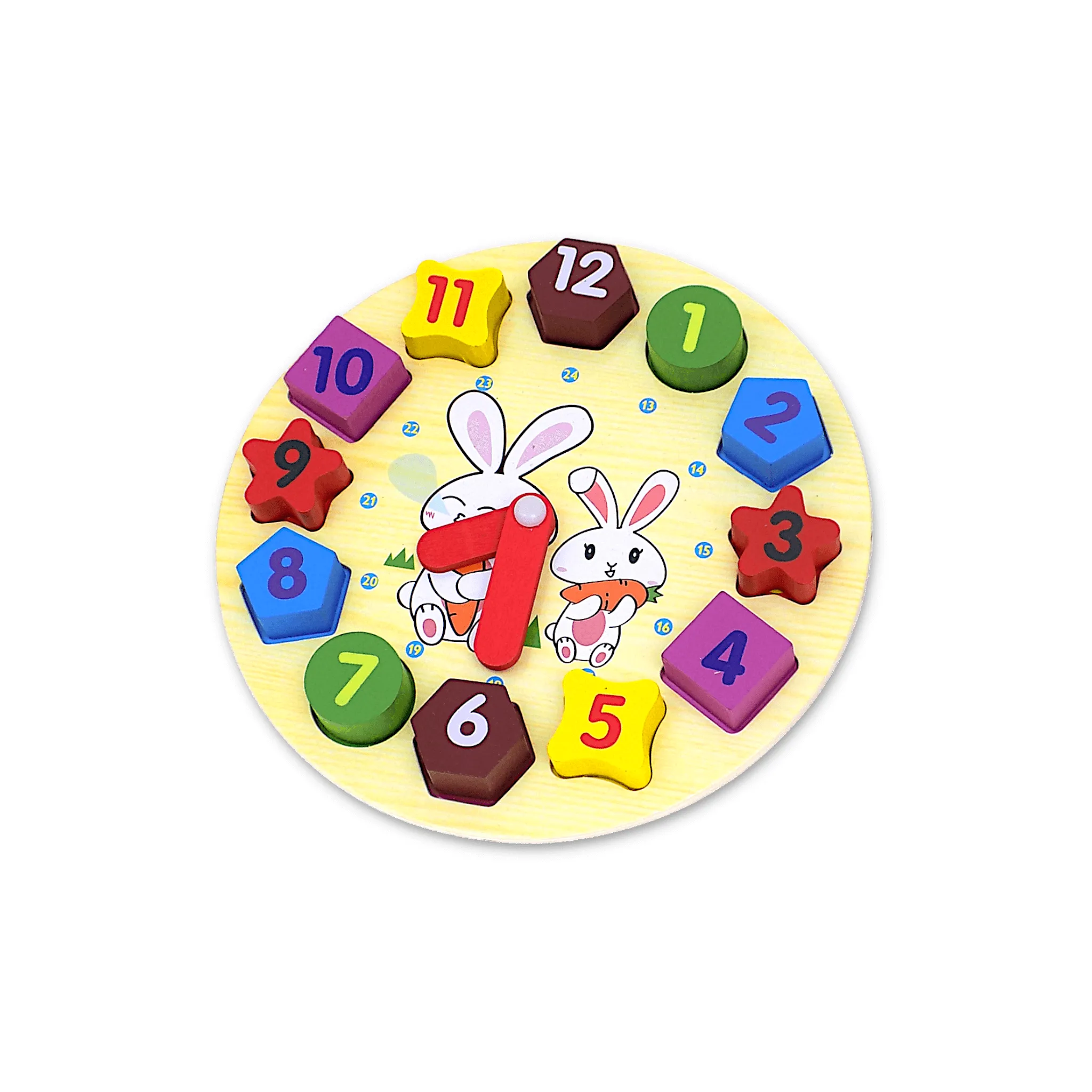 Carol Montessori Wooden Time Teaching Clock
