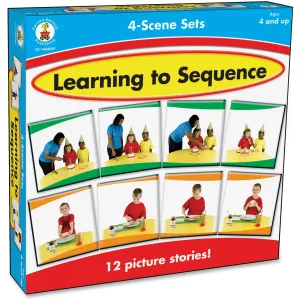 Carson-Dellosa Learning To Sequence 4-scene Board Game