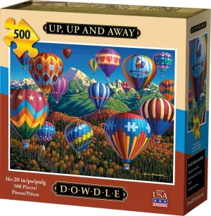 carve restore waling Up$ Up and Away - 500 Piece Dowdle Jigsaw Puzzle - 