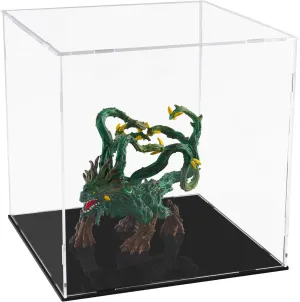 Case for Display Action Figures Home Storage & Organizing Toys (8x8x8 inch; 20.5x20.5x20.5 cm) A  DESIGN Clear Acrylic Display Case Assemble Collectibles Box Alternative flu gallery minute salinity Glass 