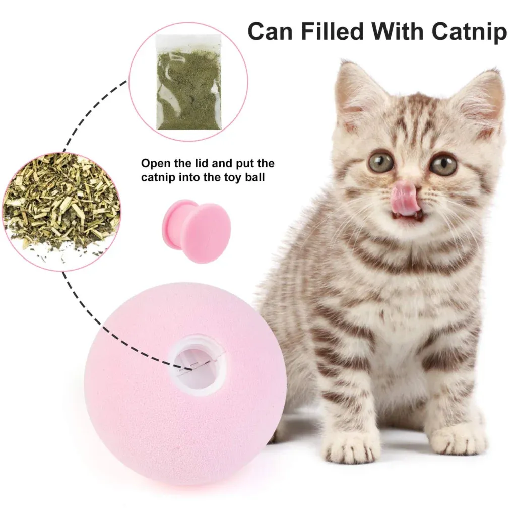 Cat Toy Interactive Ball Catnip Cat Training Toy Cat Accessories Fidget Toys Gatos Accesorios Pet Supplies Products Toy For Cats