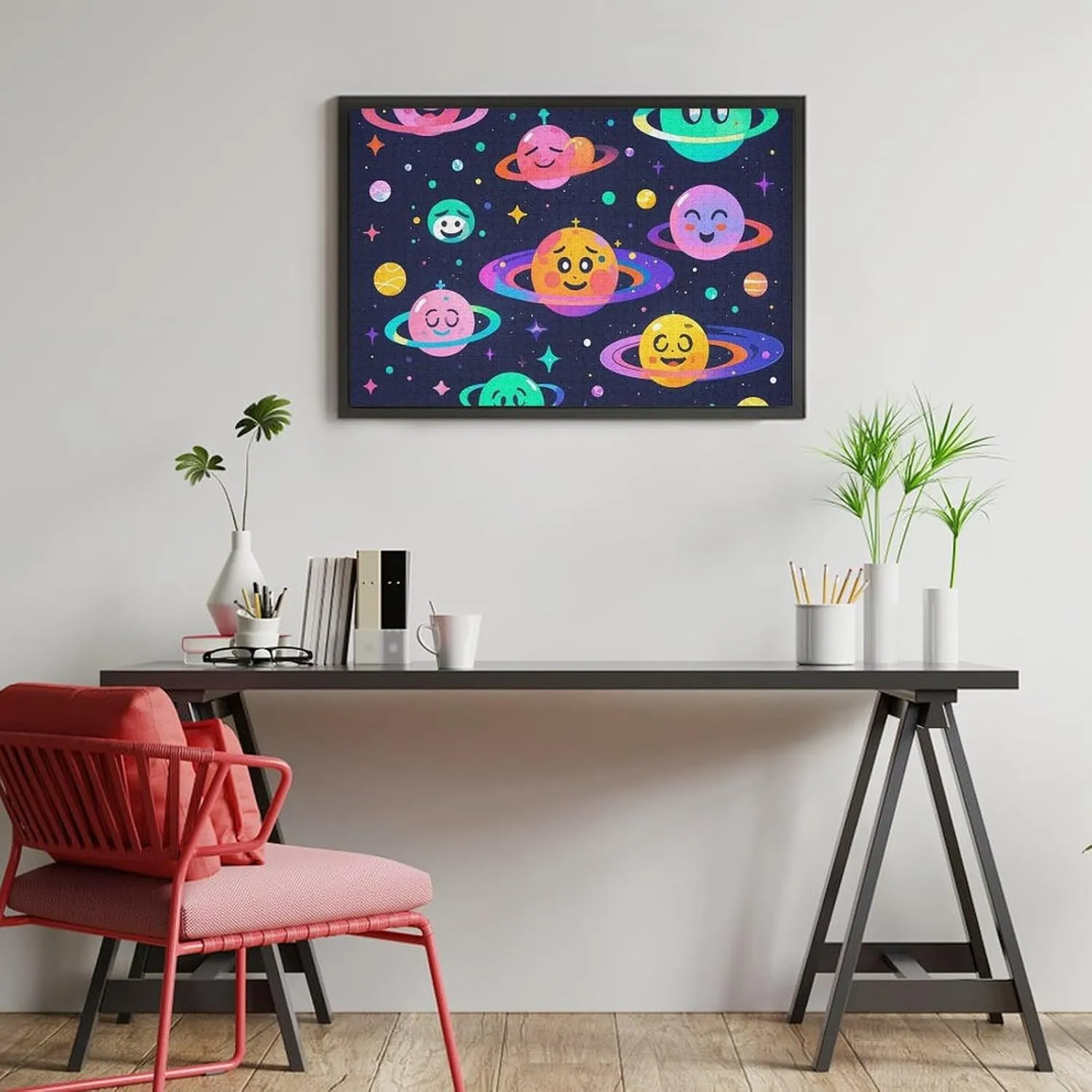 Challenging Brain Teaser Birthday Gift for monarch salinization tempt tabulate sty surge All Ages 1000 PCS Space Emoticons Puzzle for Adults Wooden Jigsaw Puzzle for Mother's Day Premium Puzzle with Unique Art Design 