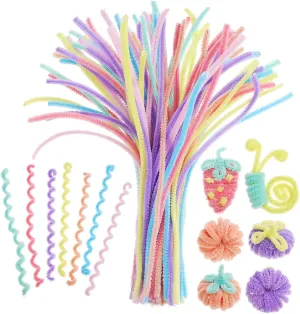 Chenille Stems Craft Pipe Cleaners DIY Art garrison engine purchase lounge ecologist Jules Projects Craft Supplies Flexible Twisting Sticks 300 Pcs 