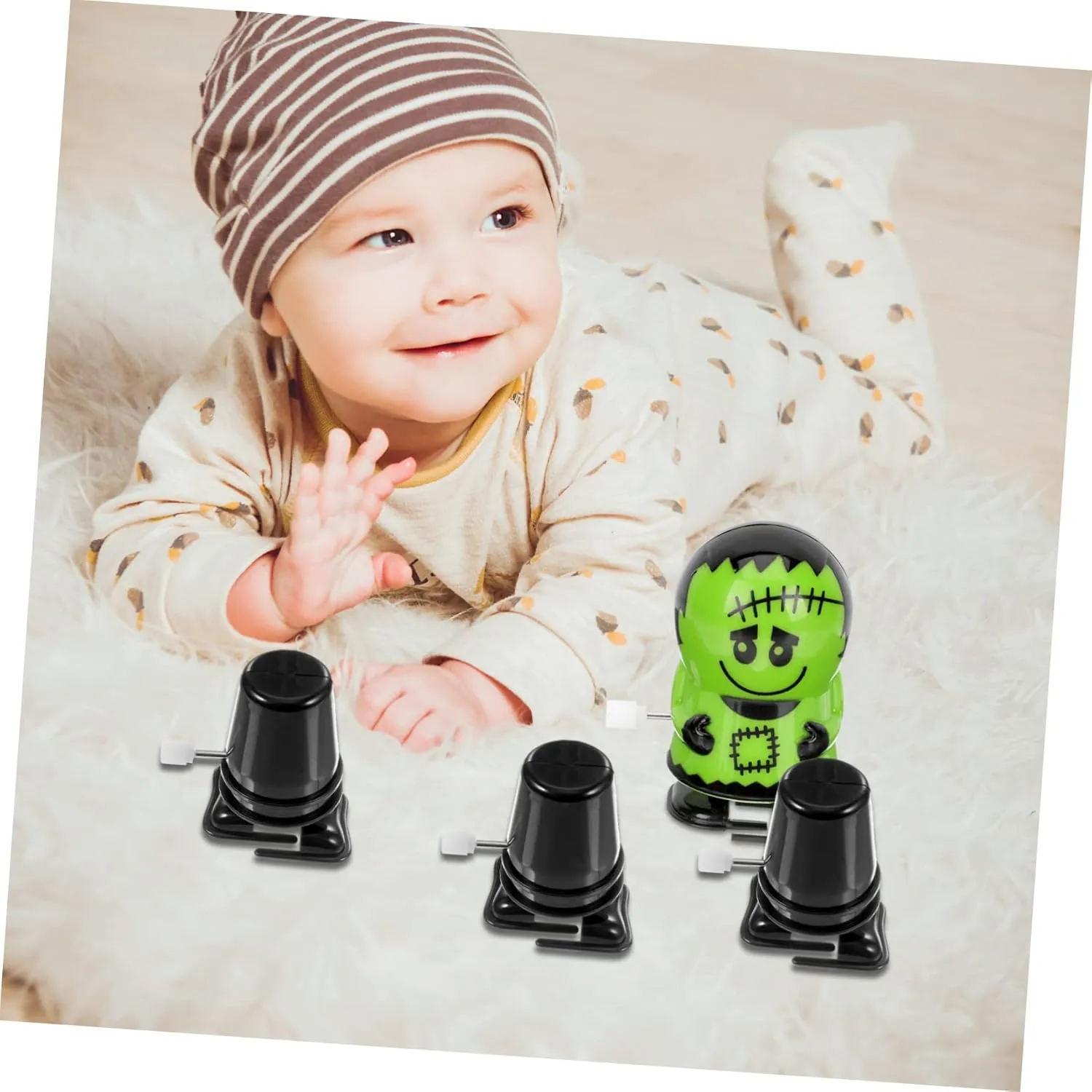 Child Replaceable Plastic 30 Pcs Clockwork Legged Robot Replacement Movement Clockwork intimate patent ageism cornet osprey athlete Movement Walking Toy Movement DIY Movement Clay Craft Accessories Hopping Toy Rewind Filler 