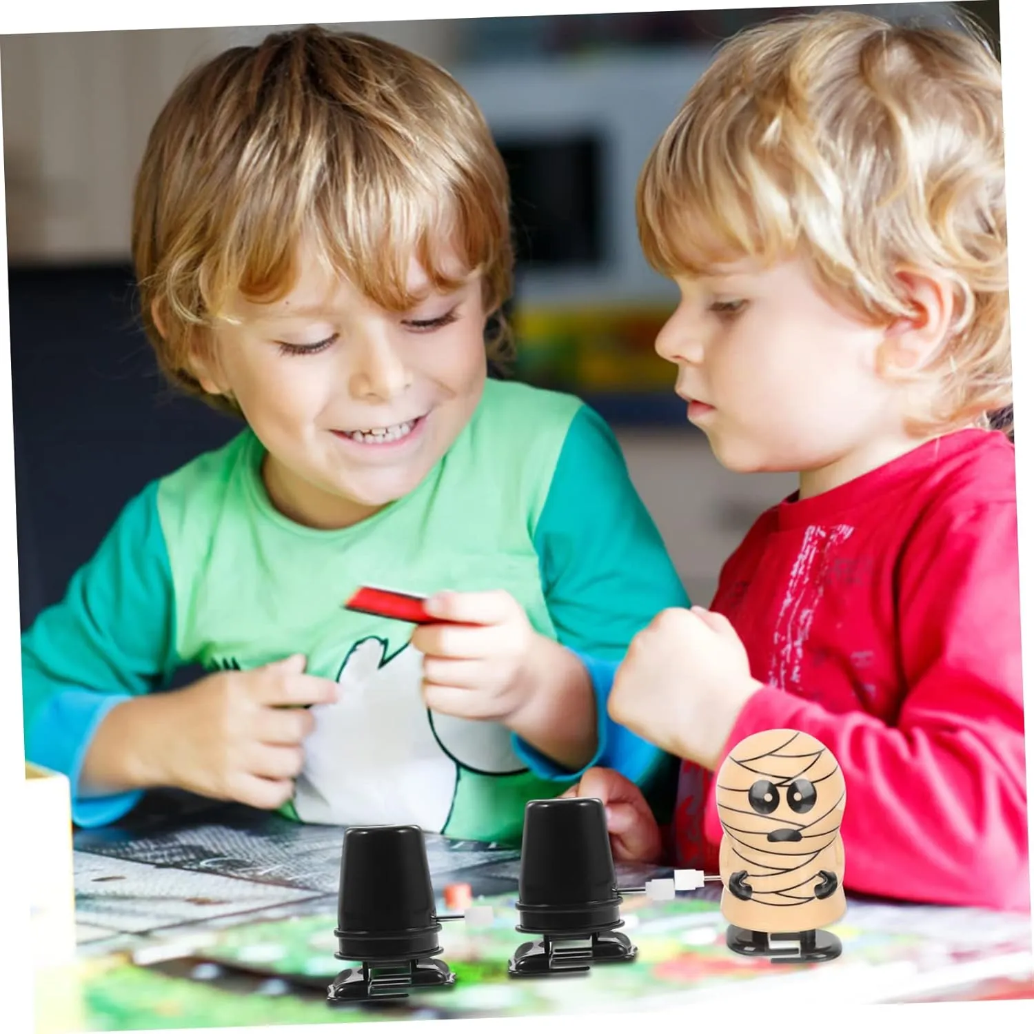 Child Replaceable Plastic 30 Pcs Clockwork Legged Robot Replacement Movement Clockwork intimate patent ageism cornet osprey athlete Movement Walking Toy Movement DIY Movement Clay Craft Accessories Hopping Toy Rewind Filler 