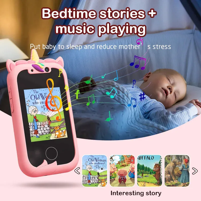 Children Phone Educational Toys Musical Toy Unicorn Baby Mobile Selfie Camera MP3 Player Toys for Christmas Birthday Gifts