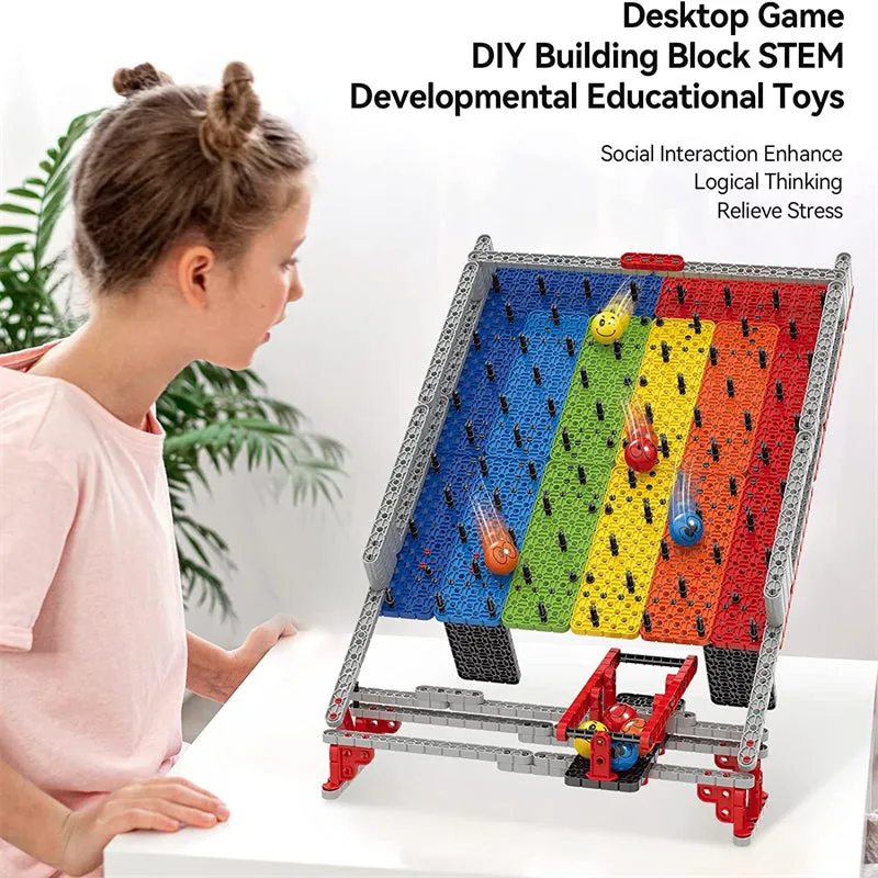 Children's DIY Educational Building Blocks Rolling Marble Toy Set