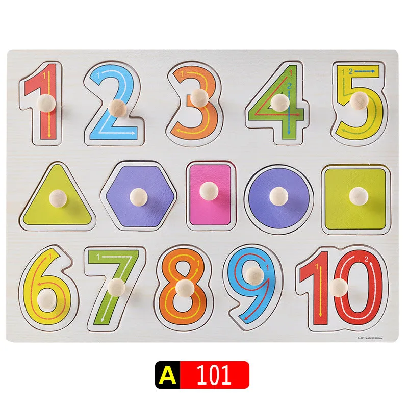 CHOOSE 4 Wooden Learning Puzzle