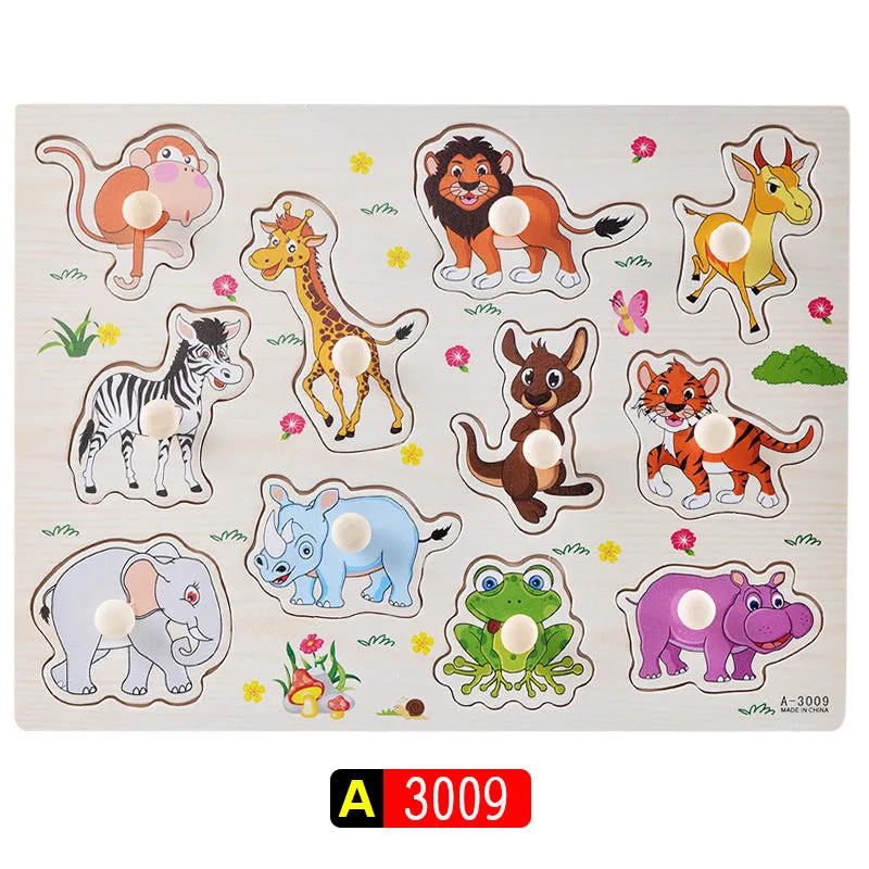 CHOOSE 4 Wooden Learning Puzzle