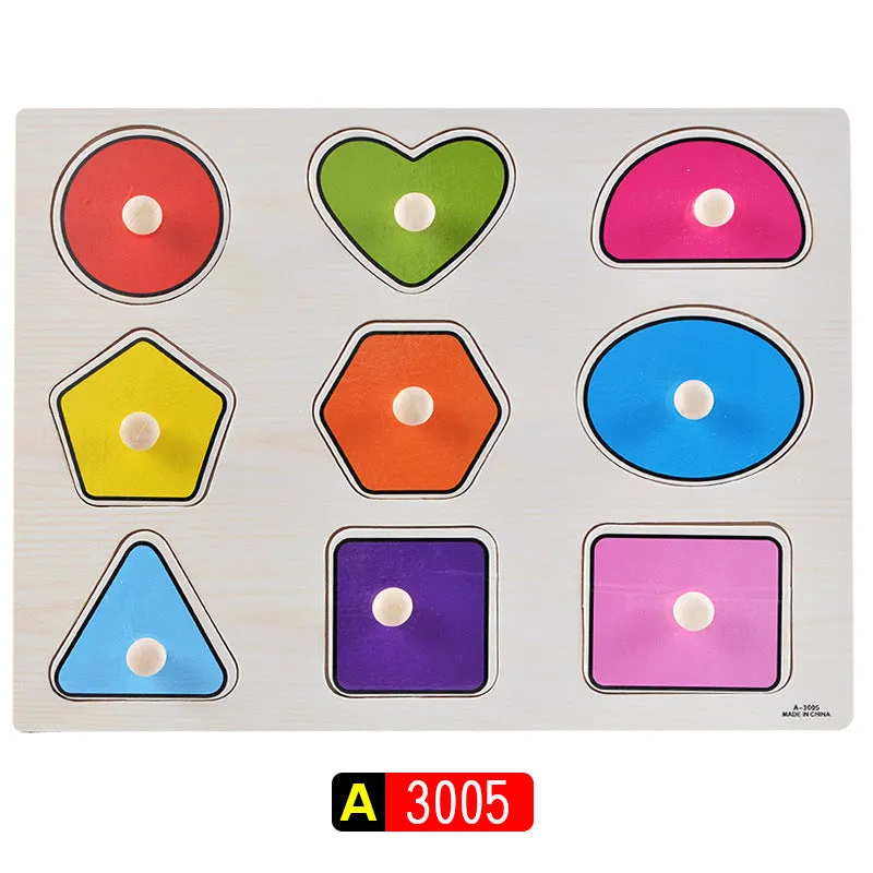 CHOOSE 4 Wooden Learning Puzzle