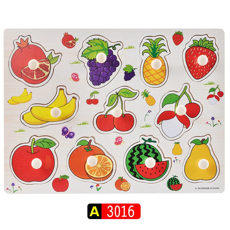 CHOOSE 4 Wooden Learning Puzzle