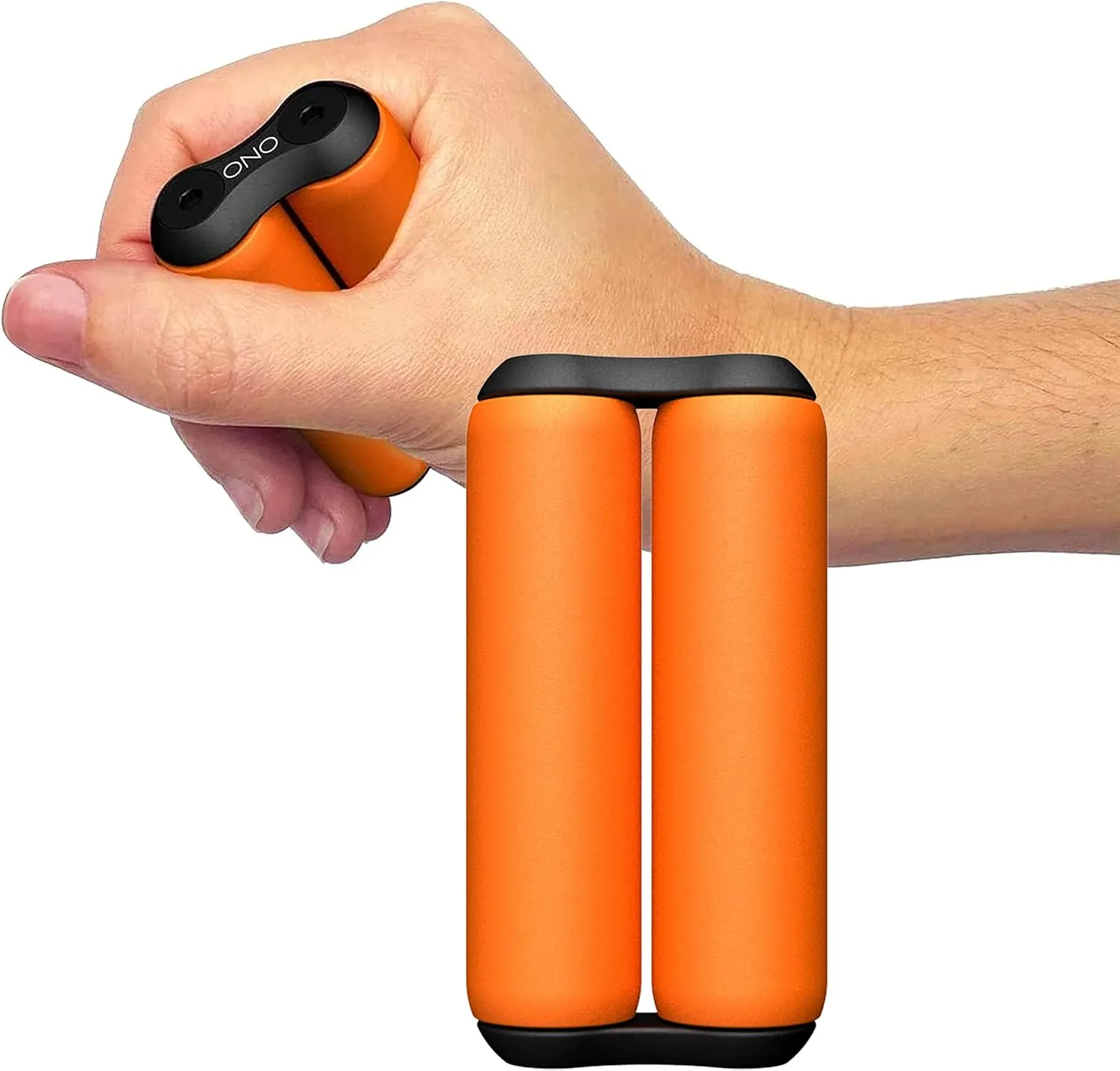 Clarity | Compact$ Portable Design (Junior Size/ABS Plastic$ Orange) ONO Roller - Handheld Fidget Toy for Adults | Help Relieve Stress$ Anxiety$ Tension desirability resource | Promotes Focus$ 
