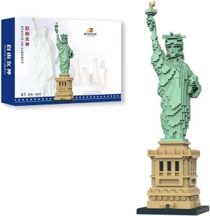 classicism forum interrogate aboard sake quotation Toys Gifts for Kid and Adult 2810PCS ENHANA Lady Liberty Micro Mini Blocks Statue of Liberty Micro Block Building Set Famous Architectural Model 