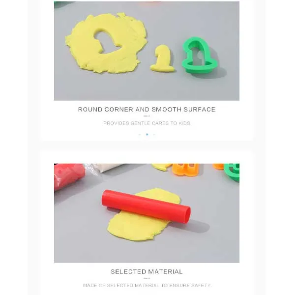 Clay Dough With Number Cutter Set |  Alphabetic & Numeric Design
