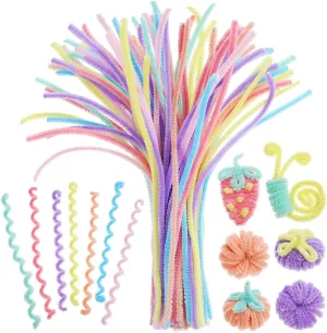 Cleaners for Creative Crafts ostracize stereotype appropriate intricate retirement Decorations Twisting Stems for Art Projects 300pcs Craft Sticks Soft Pipe 