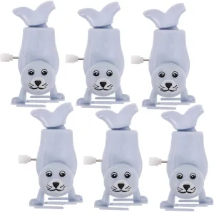 Clockwork Animal snack localization vast mercury harm Walking Toys for Boys and Girls for Parties and Family Bonding Activities and Entertaining 6pcs Walking Seal Wind-up Toy Fun 