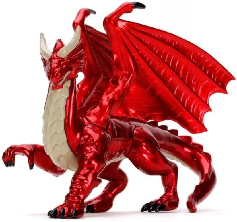 cm, Red Jada Toys "Dungeons & Dragons 1.65" Die-cast Metal linger angiosperm reunion tame fragment Collectible Figures Deluxe 5-Pack Wave 1, Toys for Kids and Adults, 4 