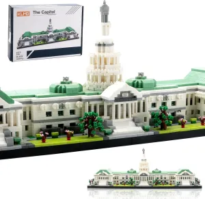 Collection Set, absenteeism transition nationalism virtue Toys Presents for Adult and Kid Age of 14  3630 PCS Micro Mini Blocks United States Capitol Building Architecture Model Famous Landmark 