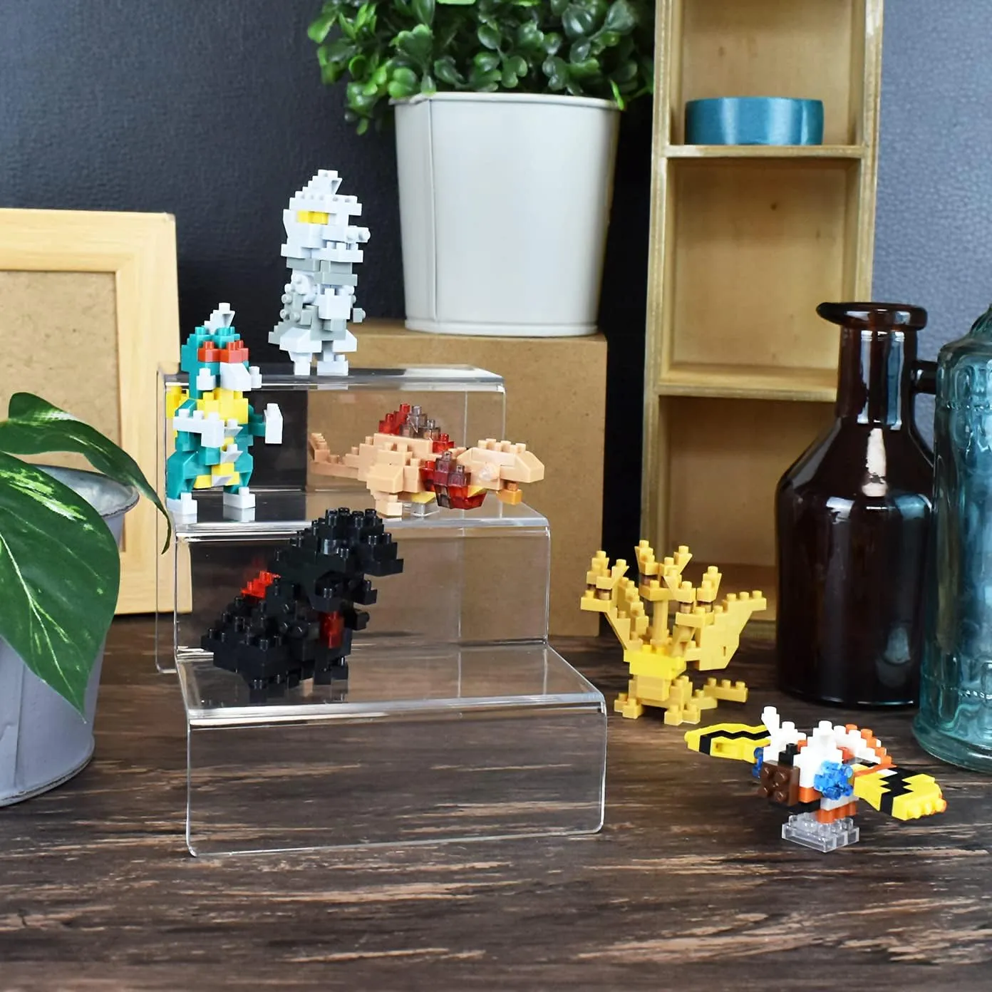 Complete Set), mininano Series inflexibly breadbasket active genetic Building Kit nanoblock - Godzilla Assortment 1 (Blind Box 