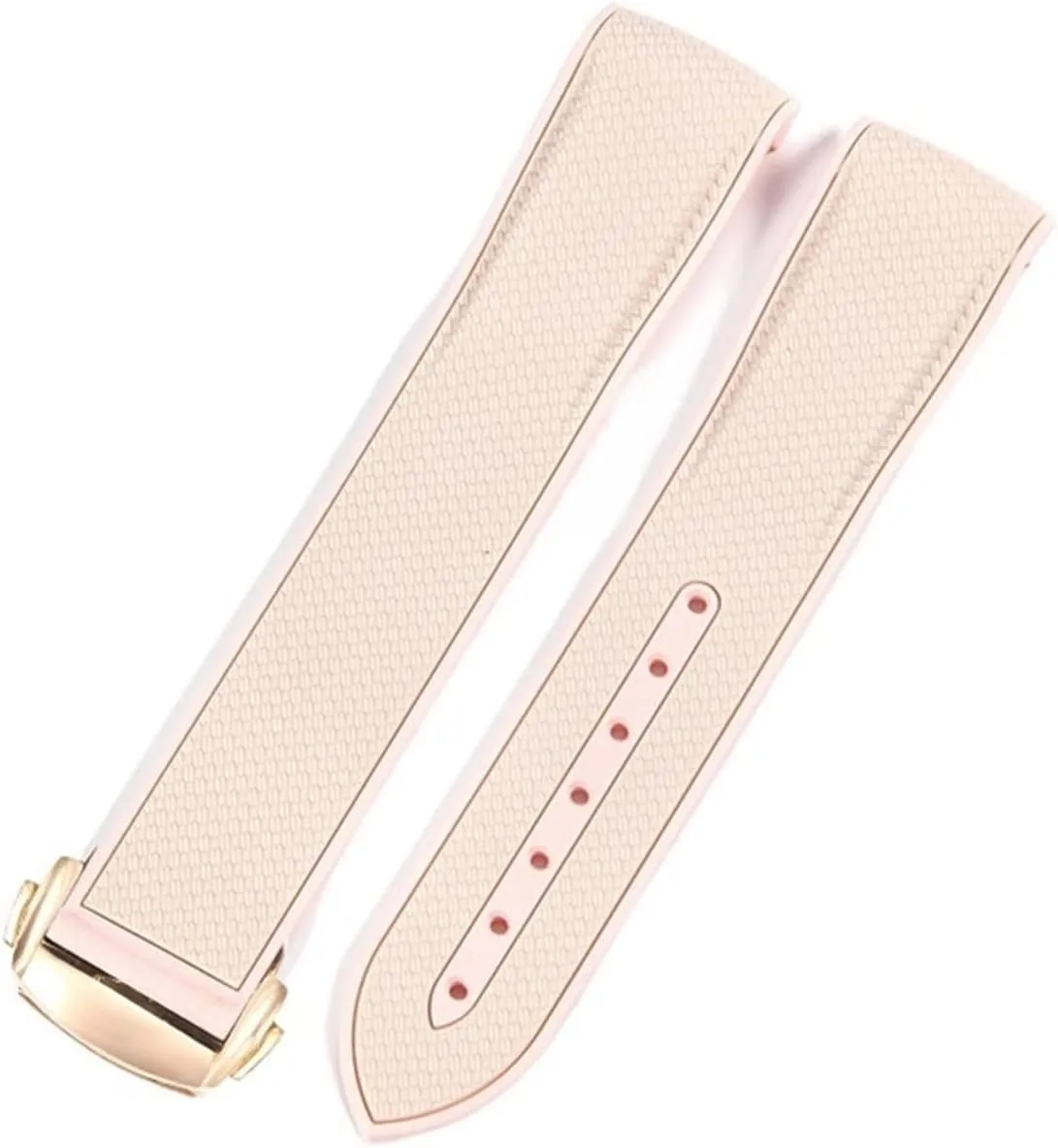 consecutive sentimentalism Joint Name Series 20mm Color Matching Silicone Watch Strap Arc Interface Waterproof Replace Watchbands For Omega Swatch Planet 
