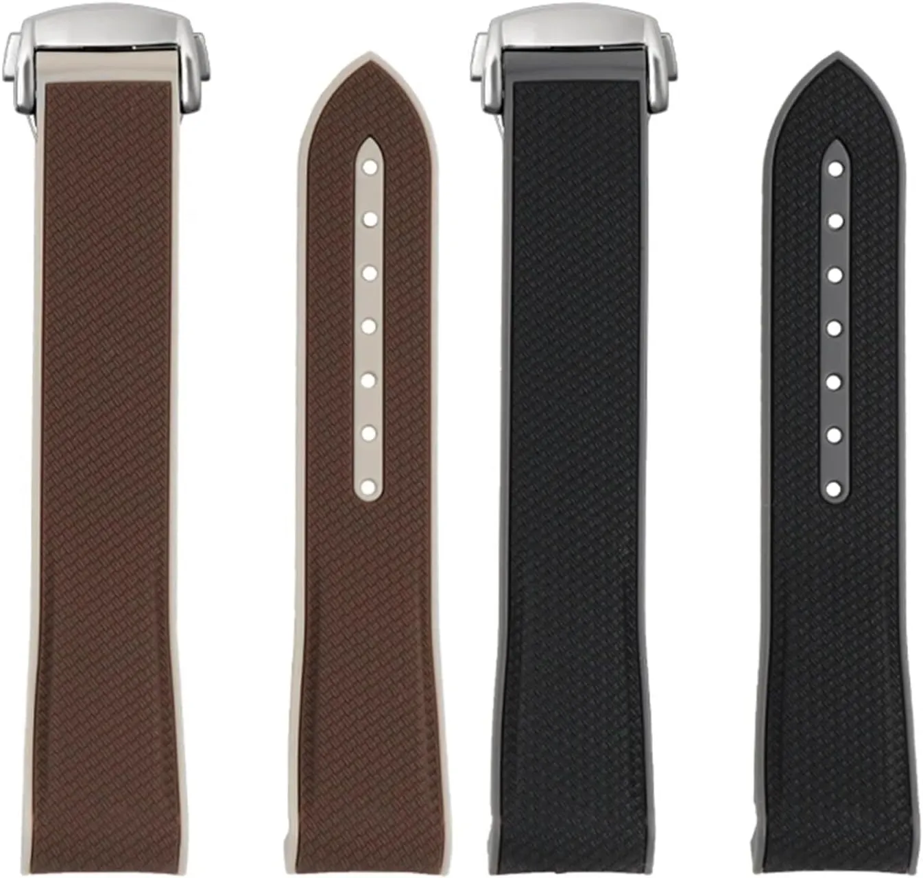 consecutive sentimentalism Joint Name Series 20mm Color Matching Silicone Watch Strap Arc Interface Waterproof Replace Watchbands For Omega Swatch Planet 
