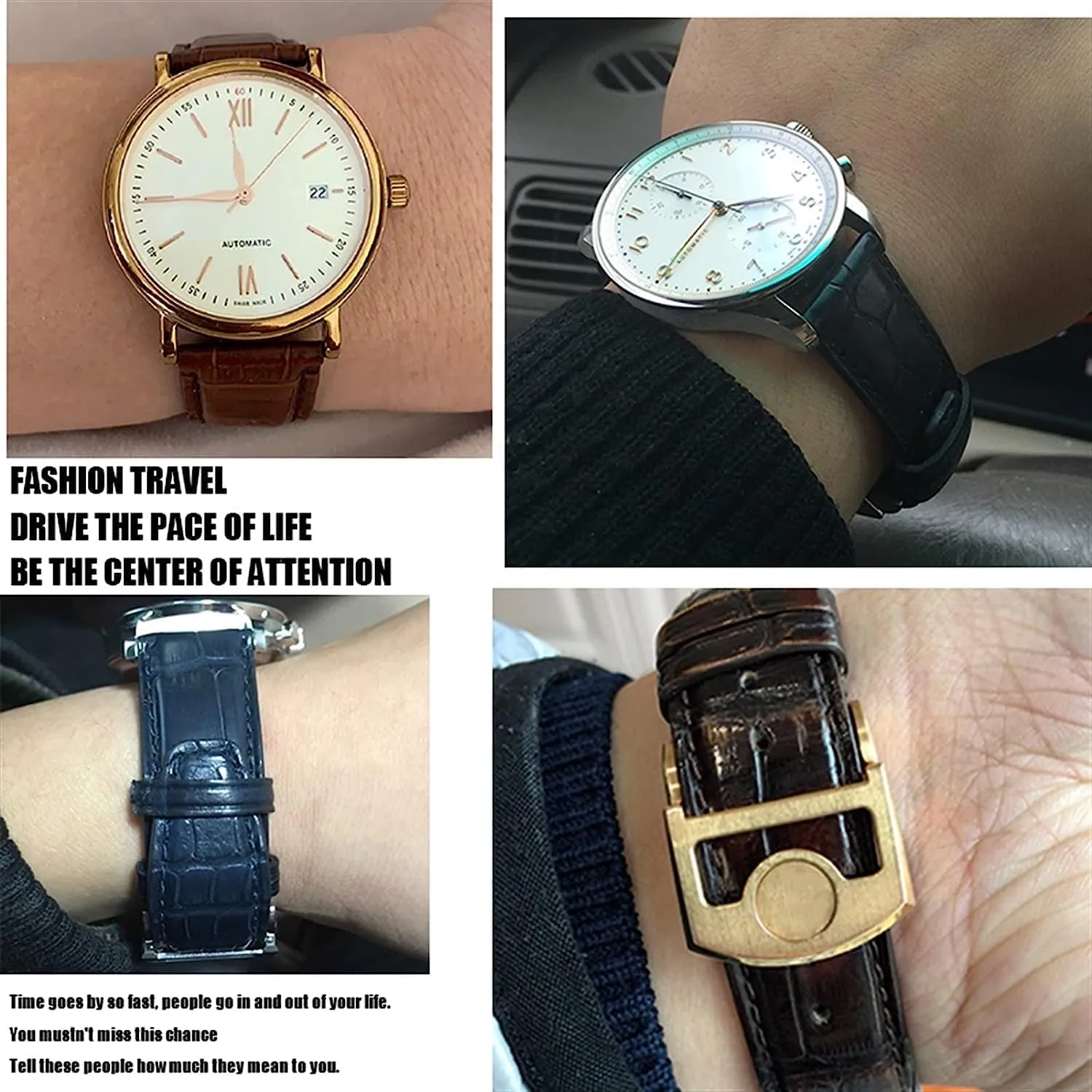 Cowhide peregrine keplerian nocturnal Watchband For IWC Portuguese Portofino Pilot Spherical Buckle Watch Strap 20mm 21mm 22mm Leather 