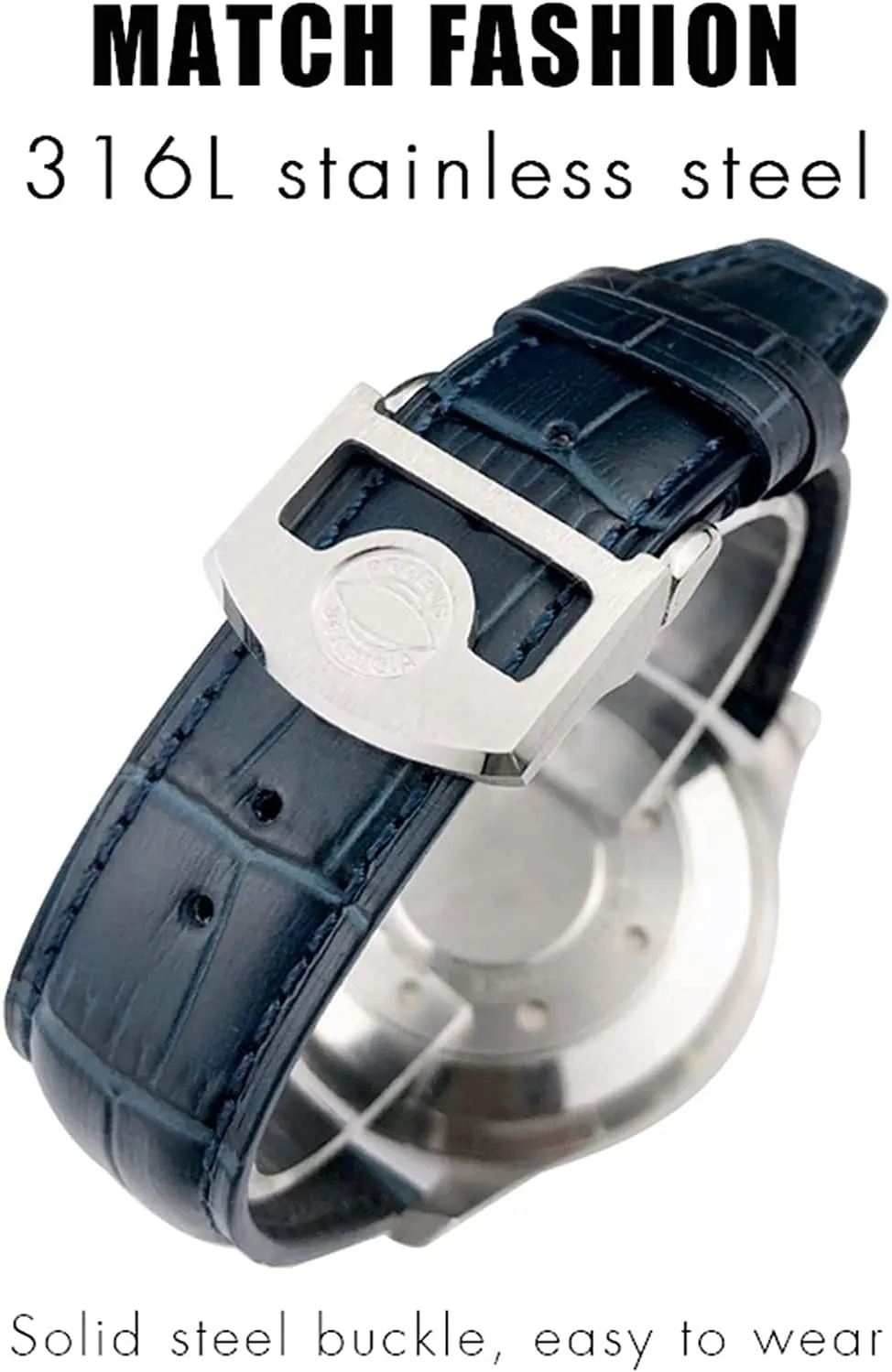 Cowhide peregrine keplerian nocturnal Watchband For IWC Portuguese Portofino Pilot Spherical Buckle Watch Strap 20mm 21mm 22mm Leather 