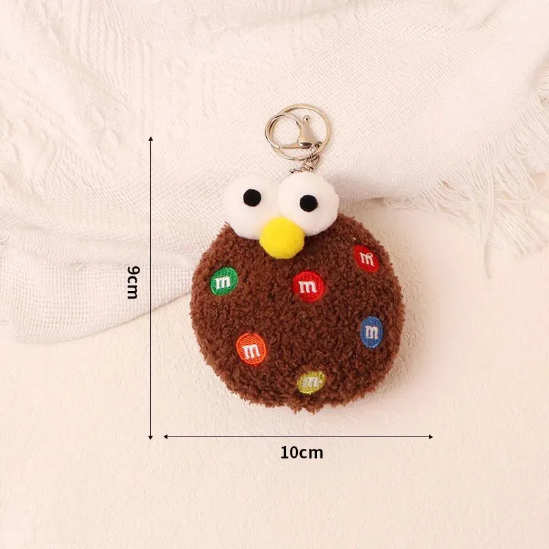 Creative Cookies Pillows Round Shape Chocolate Biscuits Stuffed Plush Toys Realistic Food Snack Seat Cushion Plushie Props Gifts