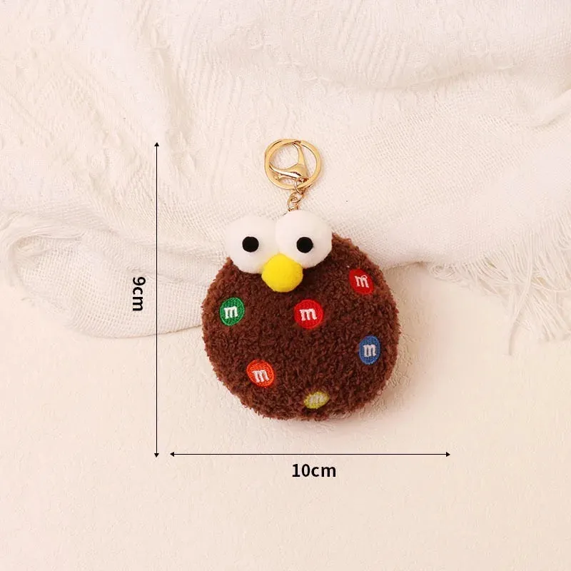 Creative Cookies Pillows Round Shape Chocolate Biscuits Stuffed Plush Toys Realistic Food Snack Seat Cushion Plushie Props Gifts