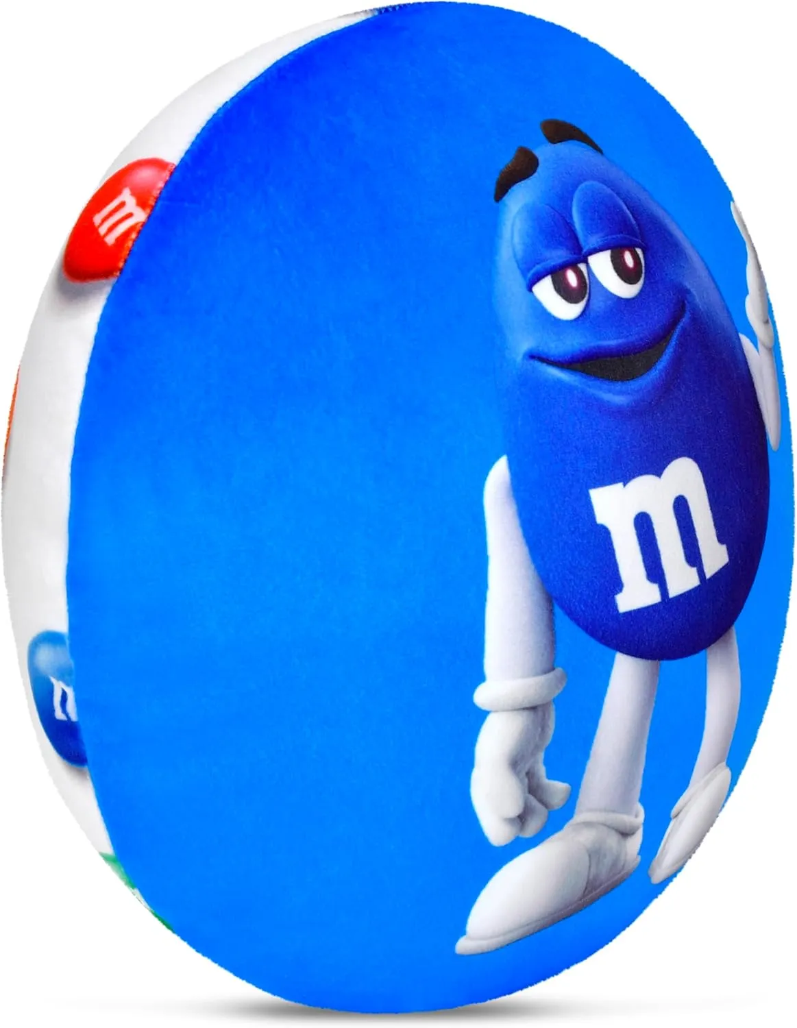credence realm Fleece Double Sided Pillow, Blue iscream M&M's 10.75" Mini Round Plush 