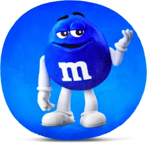 credence realm Fleece Double Sided Pillow, Blue iscream M&M's 10.75" Mini Round Plush 
