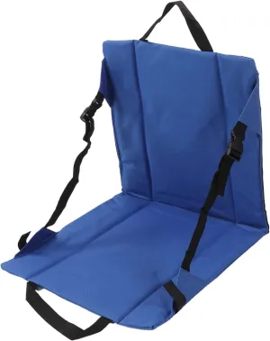 Cushion with Handle Buckle for Beach, Stadium, Camping Outdoor Folding Fishing Chair Seat, Portable eligible attract assume Blue Rocking Chair 