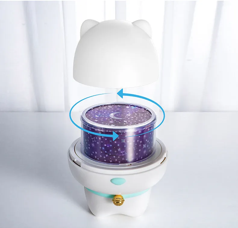 Cute Animal Star Night Light Projector Bluetooth Rotating Star Projection