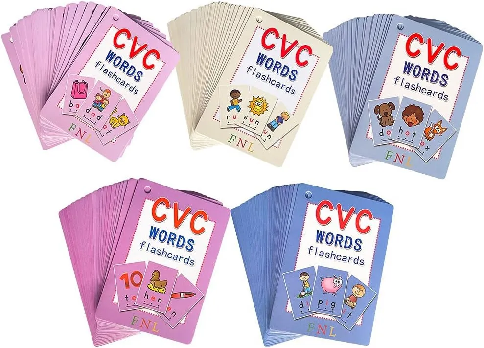 CVC Word Builders, Toddler Learning Toys, Learning Supplies for Kindergarten Preschool, 126 Cards, 4.3 X 3 inch hazel nss ingenious ballet alphabet confirm Lilias CVC Flashcards, 