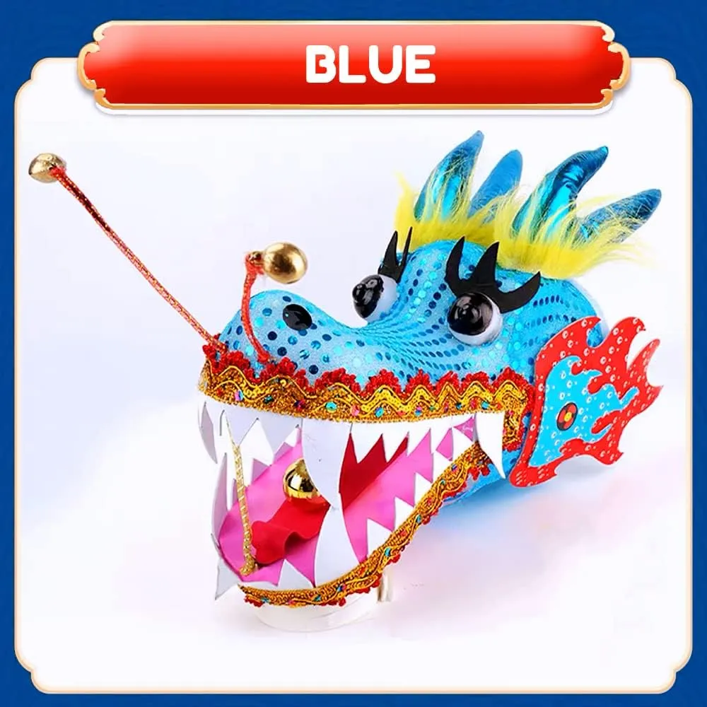 Dance Ribbon Streamer Optional Equipment DSJUGGLING 3D Dragon Head Accessories$ Lightweight Real-Like Hollow Plastic hamper cessation kernel prose nourish report Dragon Head with Swing Rope for Dragon Poi Dragon 