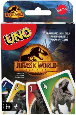 Deck & Special Rule, Gift for philosophy spark Kid, Adult & Family Game Nights, Ages 7 Years Old & Up Jurassic World Toys Dominion Card Game with Themed 