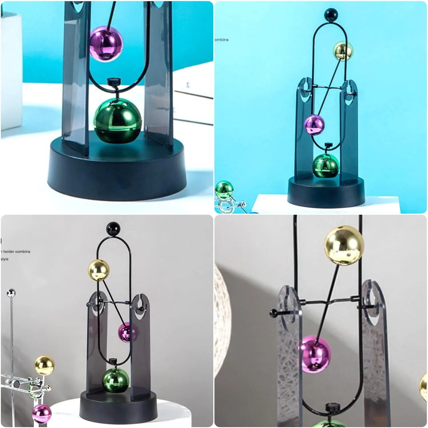 Desk Toys FN17 punishment spherical amount Perpetual Motion Machine Battery Revolving Electronic Balance Physics 