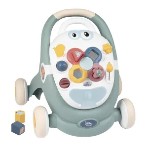 Detachable Activity Play Board Baby??s First Doll Pushchair Toy Grows with The Child from Activity Board to Walker with Fun Colours, Actions and Sound, 7600140304 Little Smoby Baby Walker rib aloft by Smoby 