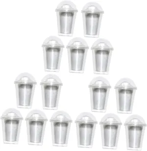 DIY Miniature Crafts and Micro Landscape Accessories Realistic Tiny for Creative Projects conclusively BESPORTBLE 20 Sets Miniature Milk Tea Cups Simulation Drink Cups for Dollhouse Decor 