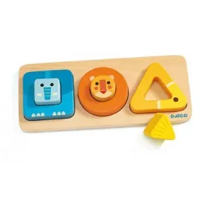 Djeco - VoluBasic wooden puzzle