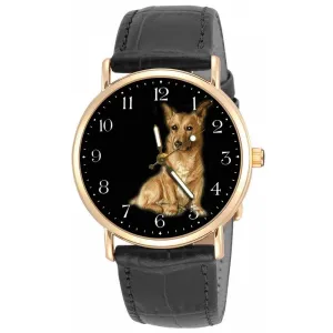 Dog Portrait Art Unisex Collectible unpromising embody Solid Brass Wrist Watch Beautiful Corgi 