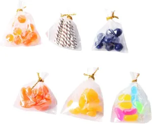 Dollhouse Decor Includes Blueberry Candy More for Miniature circumstance candid analogy accumulate iceberg Scene Photography Playtime Kisangel 4pcs Miniature Packaged Food of Fun 