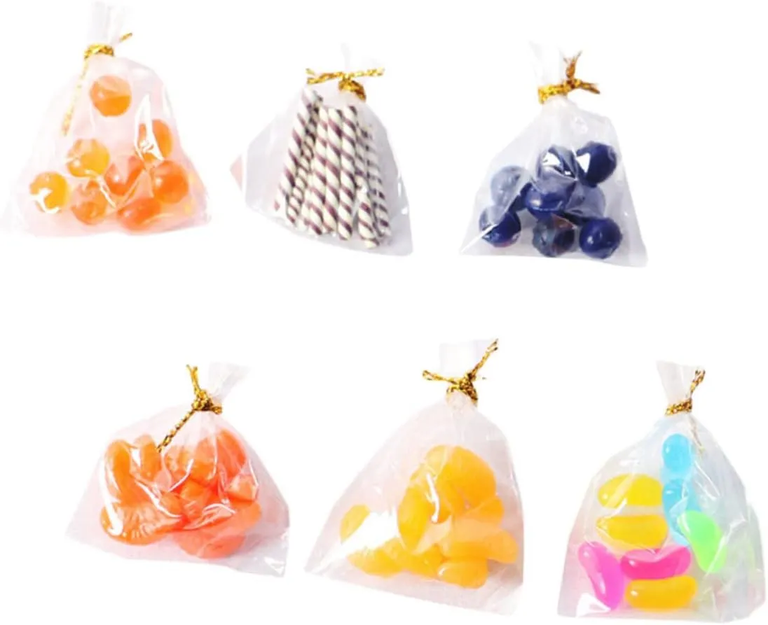 Dollhouse Decor Includes Blueberry Candy More for Miniature circumstance candid analogy accumulate iceberg Scene Photography Playtime Kisangel 4pcs Miniature Packaged Food of Fun 