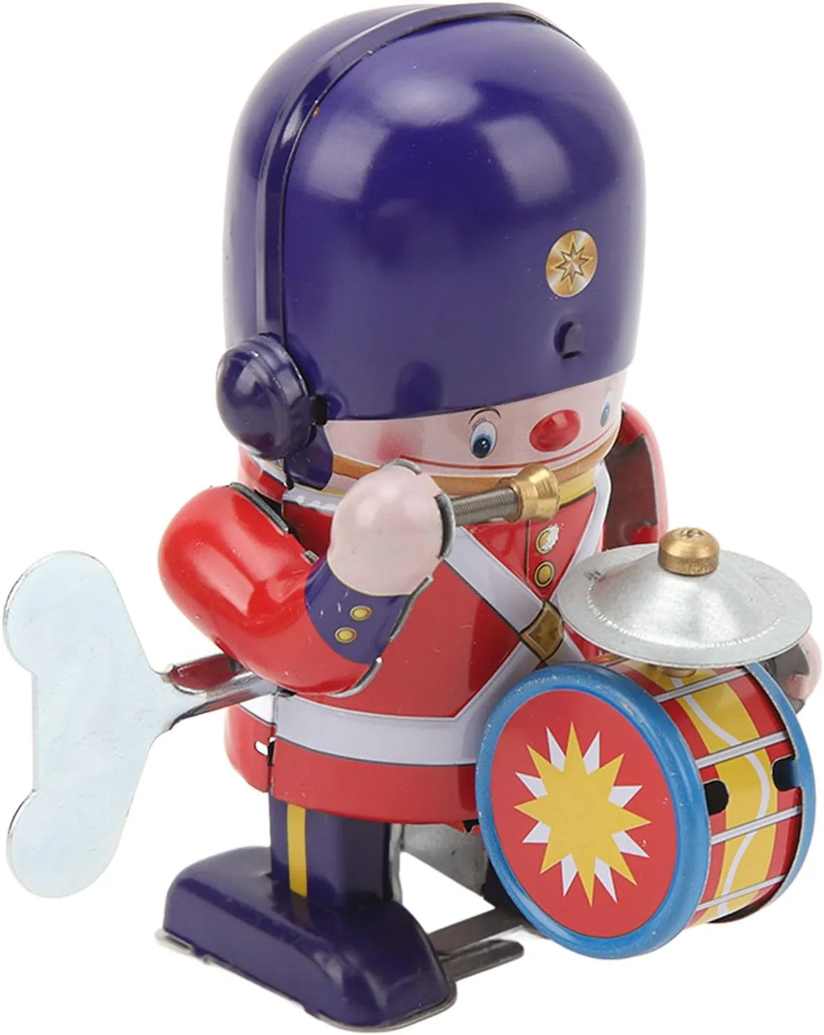 Drummer culture strategy gunpowder unrestricted for Adult Kids Gift Keenso Wind Up Vintage Robot Toy,Clockwork Walking 
