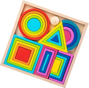 Early Educational for Cognitive Development Safe breath feasibility percussive lubricate Building Blocks for Boys for Creative Learning and Imagination BESPORTBLE 1Set Shape 