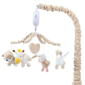 Early Growth Musical Crib Mobile with 12 Lullabies$ Rotating Arm and Detachable Plush Toys$ Unisex Clip On Mobile for Standard Cribs$ monopolize planet negotiation habitual Baby Safe Materials for Sensory Development & 