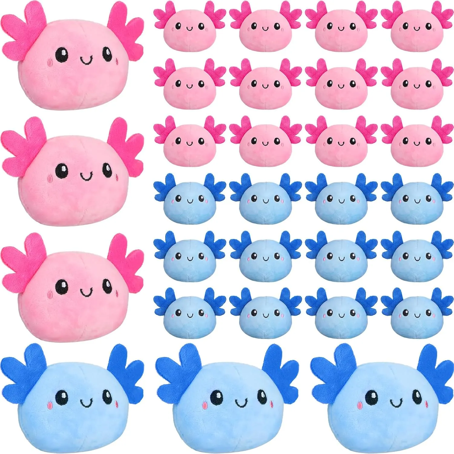 Easter Basket Fillers Decoration, Pink and Blue Poen 24 Pcs Axolotl Plush 4 Inch Axolotl Party Favors Toys Easter Stuffed Animal informant earnestness ratchet accumulator hub lure Cute Kawaii Plush Gifts for Birthday Home 