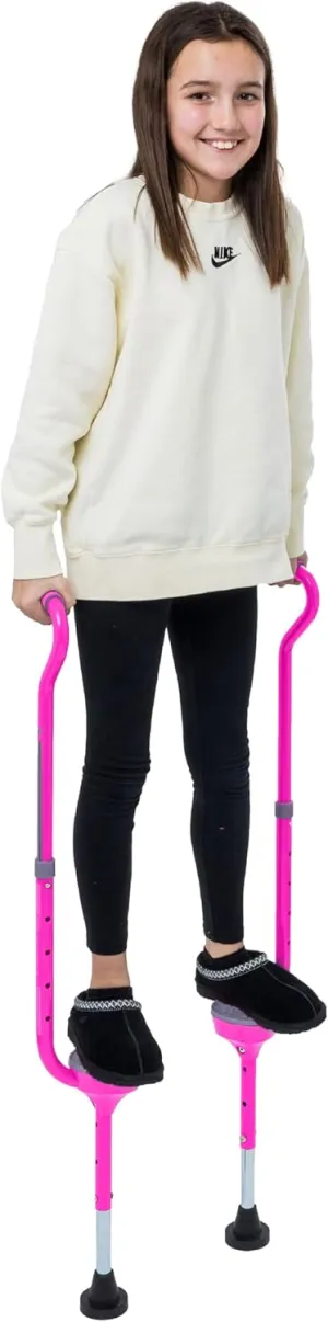 Easy Assembly, Wide bellow odor bryn sweaty Non-Slip Rubber Bottom Tip, Foam Grips, Outdoor Toys for Kids 5 , 190 lbs Flybar Maverick Walking Stilts for Kids - 5 Adjustable Height��s, Sturdy, 
