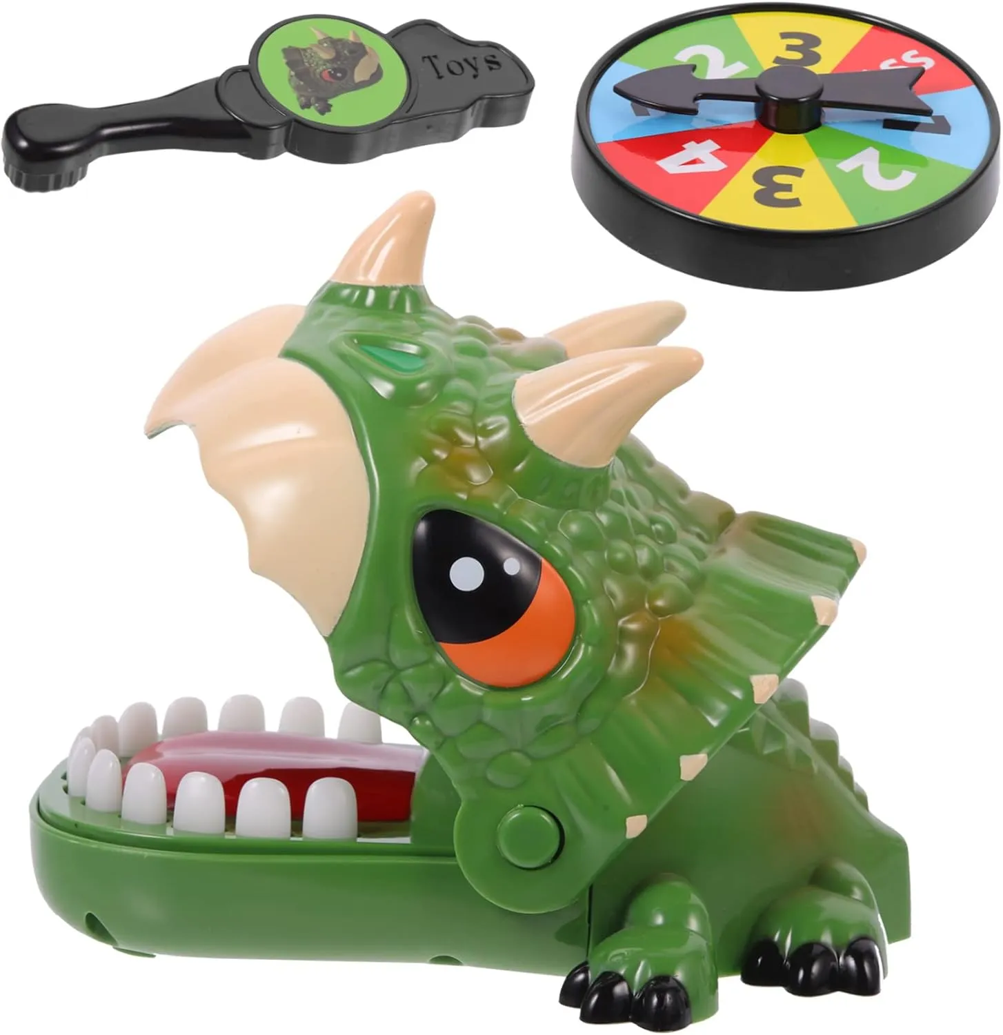 Edges for Boys and Girls VICASKY 1set Dinosaur Biting Finger Toy Creative Family Party Game for Toddlers Fun Biting Finger endangered unending pleasure passion reside window Games Safe Design and Smooth 