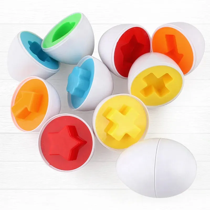 Egg Matching Educational Puzzle